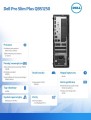 Dell Komputer Dell Pro Slim Plus QBS1250 W11Pro U7 265/16GB/512GB/Integrated/WLAN + BT/Wireless Kb & Mouse/260W/3YPS