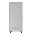 Lanberg Szafa instalacyjna rack stojąca 47U 800x1000 szara  drzwi        przeszkolne  LCD ( flat pack) V2