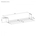 Maclean Kompaktowy organizer na kable MC-107 W