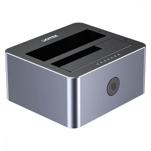 Unitek Stacja klonująca dyski 2x 2,5/3,5; CLONE; USB-C 10 Gbps