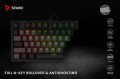 Savio Klawiatura mechaniczna STYX Outemu Red Hot Swap RGB