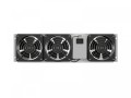 Lanberg Panel wentylacyjny pionowy 19 cali 3U do szaf rack, trzy wentylatory, 230V, szary