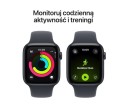 Apple Watch SE 3 GPS koperta 44 mm z aluminium w kolorze północy, pasek sportowy w kolorze północy - rozmiar S/M