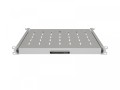 Lanberg Półka wysuwana do szaf rack 19 cali 350mm szara