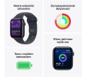 Apple Watch SE 3 GPS+Cellular koperta 40 mm z aluminium w kolorze księżycowej poświaty, pasek sportowy w kolorze księżycowej poświaty - rozmiar S/M