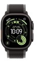 Apple Watch Ultra 3 GPS + Cellular koperta 49 mm z tytanu w kolorze czarnym, opaska Trail w kolorze czarnym/wÄgla drzewnego - rozmiar S/M