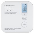 Qoltec Czujnik tlenku węgla z baterią | alarm 85dB | LED