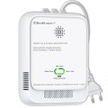 Qoltec Czujnik wycieku gazu i tlenku węgla | alarm 85dB | LED