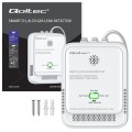 Qoltec Czujnik wycieku gazu i tlenku węgla | alarm 85dB | LED