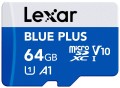 Lexar Karta pamięci microSD 64GB C10 A1 U3 V10 100MB/s Blue Plus