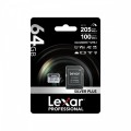 Lexar Karta pamięci microSD 64GB C10 A2 U3 V30 205/100MB/s Silver Plus