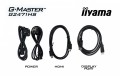 IIYAMA Monitor 23,8 cala G2471HS-B1 Fast IPS,FHD,240Hz,2xHDMI,DP, 350cd,     Adaptive G-SYNC - 1920 x 1080 @48-240Hz  DisplayPort Only