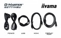 IIYAMA Monitor 27 cali G2771HSU-B1 0.4ms,Fast IPS,1xUSB 3.2, 1xUSB C,      240Hz, DP, 2xHDMI,  Adaptive G-SYNC - 1920 x 1080 @48-240Hz  DisplayPort On