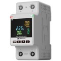 Qoltec Jednofazowy elektroniczny licznik | miernik zużycia energii | DIN35 | zdalne sterowanie | historia pomiaru | WiFi | TUYA | Smart life