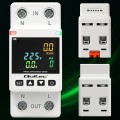 Qoltec Jednofazowy elektroniczny licznik | miernik zużycia energii | DIN35 | zdalne sterowanie | historia pomiaru | WiFi | TUYA | Smart life