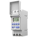 Qoltec Elektroniczny programator czasowy TIMER na szynę DIN z wbudowanš bateriš | harmonogram 7 dni | 16 programów