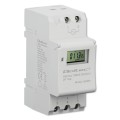 Qoltec Elektroniczny programator czasowy TIMER na szynę DIN z wbudowanš bateriš | harmonogram 7 dni | 16 programów