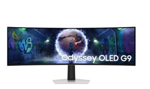 Samsung Monitor 49 cali Odyssey G9 G93SD OLED 5120x1440 DQHD 32:9 1xHDMI 1xmicroHDMI 1xDP 1xUSB-C 2xUSB 0,03ms 240Hz zakrzywiony 2Yd2d (LS49DG934SUXEN