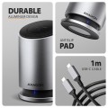 AXAGON HMC-WL9 Wieloportowy hub USB 9in1, 10Gbps, 3xUSB-A, 1xUSB-C, DP 8K/60Hz, HDMI 4K/60Hz, PD 100W, GLAN, 100cm USB-C kabel, wireless charging 15W