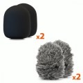 Media-Tech Zestaw mikrofonów krawatowych Micro-Mic Duo MT416