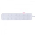 Maclean Listwa zasilająca MCE392 W 4 gniazda 3xUSB, 110-240V AC 50/60Hz, 2.1A max 2500W 1,5m biała