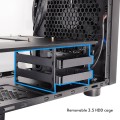 Chieftec Obudowa CI-03B-OP mATX The Cube czarna