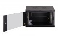 Digitus Szafa sieciowa wisząca Dynamic 19" 7U rack 385x600x450mm, drzwi szyba, czarna, niezłożona, 60kg