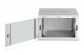 Digitus Szafa sieciowa wisząca Dynamic 19" 7U rack 385x600x600mm, drzwi szyba, szara, niezłożona, 60kg