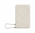 XIAOMI PowerBank Magnetic 10000 z podstawką beżowy