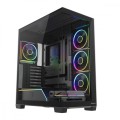 MODECOM Obudowa PC VOLCANO STELLAR PLUS ARGB MIDI 5F Czarna