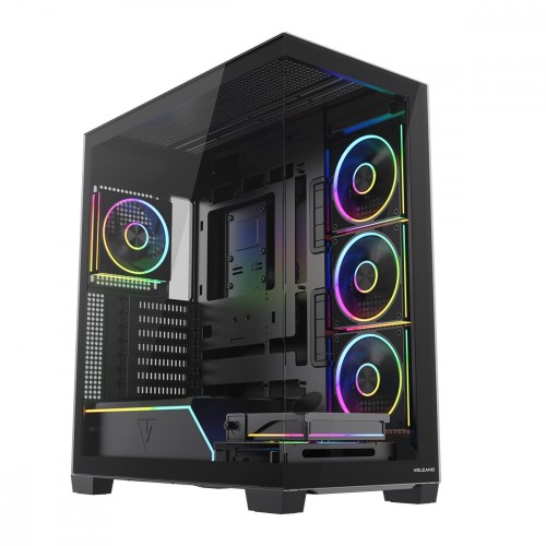 MODECOM Obudowa PC VOLCANO STELLAR PLUS ARGB MIDI 5F Czarna