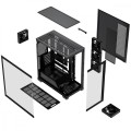 MODECOM Obudowa PC VOLCANO STELLAR PLUS ARGB MIDI 5F Czarna