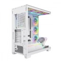 MODECOM Obudowa PC VOLCANO STELLAR PLUS ARGB MIDI 8F Biała
