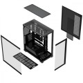 MODECOM Obudowa PC VOLCANO STELLAR PLUS ARGB MIDI NF Czarna