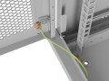 Lanberg Szafa instalacyjna rack wisząca 19 cali 6U 600x450 drzwi perforowane (flat pack) szara