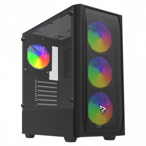 Savio Obudowa komputerowa Noctis FLOW RGB X1