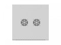Lanberg Szafa instalacyjna rack wisząca 12U 600x600 szara drzwi perforowane (flat pack)