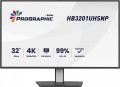 IIYAMA Monitor 31.5 cala ProGraphic HB3201UHSNP-B1 4K,IPS BLACK 2.0,450cd,VESA USB-c dock(PD:96W),HDMI,DP,DAISY/CHAIN,4xUSB,RJ45,3000:1,sRGB:100%,DCI-