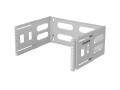 Lanberg Uchwyt ścienny rack 19" 4U 497x400/240 szary