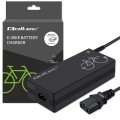 Qoltec Ładowarka do roweru elektrycznego 36V | 42V | 2A | C14-IEC-3Pin + kabel zasilający