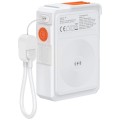 4smarts Ładowarka 6w1 Powerbank 10000mAh 22,5W Qi indukcyjne USB-C +     USB-A + kabel USB-C Biała