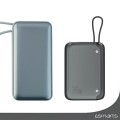 4smarts Powerbank Pocket 30W 10000mAh wbudowany kabel USB-C 15cm