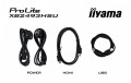 IIYAMA Monitor 23.8 cala XB2493HSU-B1 IPS.HDMI.DP.2x2W.USBx2, 350cd,1500:1,    HAS 150/PIVOT