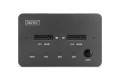 Digitus Stacja dokująca dysków z funkcją klonowania | USB-C 3.1 Gen2 10Gbps | SSD M.2 NVMe (max. 2x 4TB) | Funkcja Offline Clone | Czarna