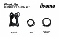 IIYAMA Monitor 25 cali GB2591HSU-B1 0.4ms, DP, 2xHDMI 2.1, 320Hz, Fast IPS, USB HUB x4