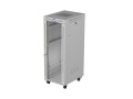 Lanberg Szafa instalacyjna rack stojąca 19" 32U 600x800 szara drzwi     przeszkolne  LCD ( Flat pack)