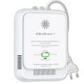 Qoltec Czujnik wycieku gazu ziemnego | detektor CH4 | NG | Tuya | Wi-Fi | alarm 85dB | LED