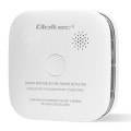 Qoltec Bezprzewodowy czujnik dymu z baterią | alarm 85dB | LED