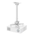Neomounts Uchwyt sufitowy do projektora CL25-540WH1 h:60,5-90,5 cm biały