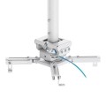Neomounts Uchwyt sufitowy do projektora CL25-540WH1 h:60,5-90,5 cm biały
